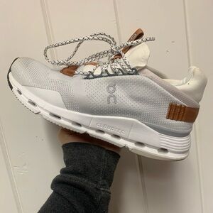 On cloud cloudnova white and pearl women’s shoes